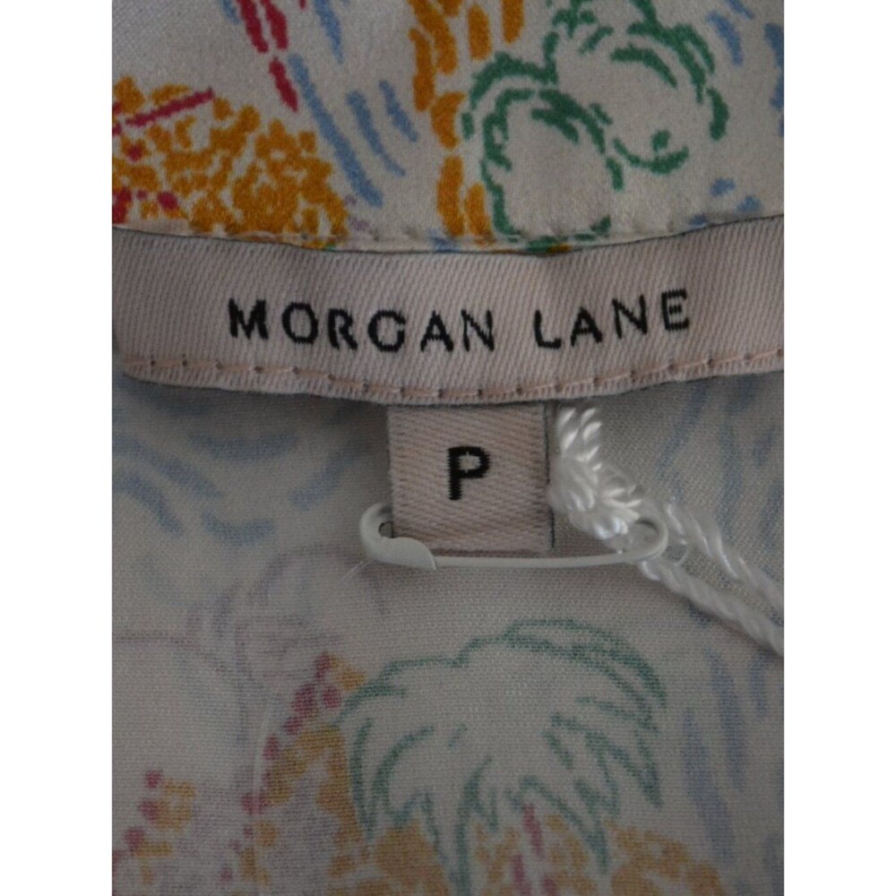 NWT Morgan Lane Silk 2 Pc Sleep Short Tropical Vacation Print Comfy Lounge Set - Picture 3 of 16
